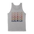 thumbnail image 1 of Hello Fall Tank Top Unisex Medium Grey, 1 of 5