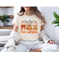 thumbnail image 1 of Hello Fall Vibes Shirt, Autumn Season Sweater, Thanksgiving Sweatshirt, Pumpkin Bow Shirt, Thanksgiving Day Sweater, Pumpkin Season Tee, 1 of 5