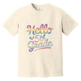 thumbnail image 1 of Hello Fifth Grade Funny Teacher For Women Kids Girls School Comfort Color T-Shirt, 1 of 4