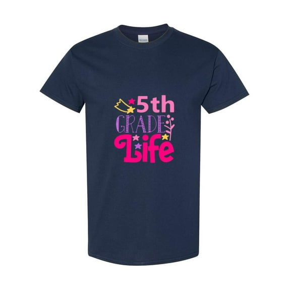 Hello Fifth Grade Life A Student's First Day Back To School Unisex T-Shirt