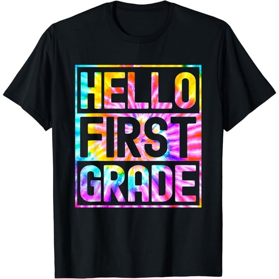 Hello First Grade Back to School 1st Grade Teacher T-Shirt