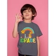 thumbnail image 1 of Hello First Grade Rainbow T-Shirt for Boys – 100% Cotton Back to School Graphic Tee, 1 of 2