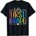 thumbnail image 1 of Hello First Grade Team 1st Grade Back to School Teacher Kids T-Shirt, 1 of 5
