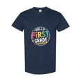 thumbnail image 1 of Hello First Grade Team A Back To School Teacher Student Design Unisex T-Shirt, 1 of 2