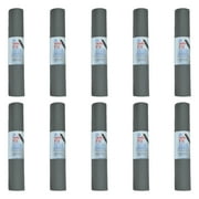 Hello Fit Bulk Yoga Mats, 10-Pack   68 x 24, 4mm Thick, Non-Slip & Non-Toxic   Ideal for Schools, Studios & Gyms, Cool Gray
