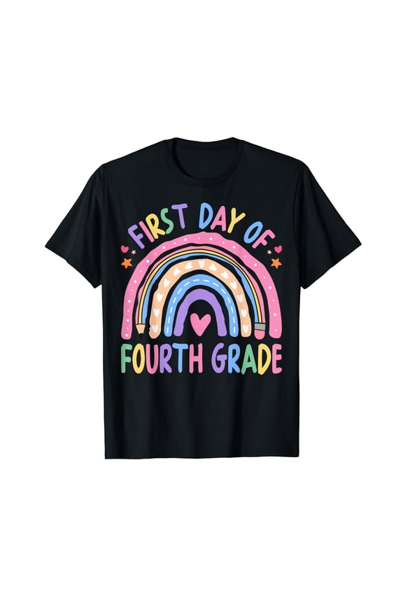 Hello Fourth Grade Funny First Day Of School 4th Grade T-Shirt