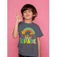 thumbnail image 1 of Hello Fourth Grade Rainbow T-Shirt for Boys – 100% Cotton Back to School Graphic Tee, 1 of 2