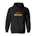 thumbnail image 1 of Hello From Atlanta Quote Hoodie Women -Image by Shutterstock, Female XX-Large, 1 of 4