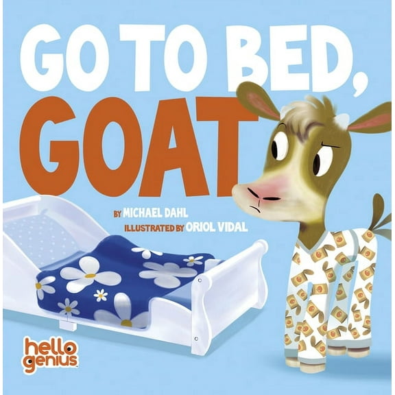 Hello Genius Go to Bed, Goat, (Board Book)