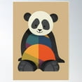 thumbnail image 1 of Hello Giant Panda Poster Wall Art, Modern Wall Decor For Living Room Bedroom, 8x12 UNFRAMED, 1 of 2