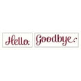 thumbnail image 1 of Hello Goodbye Quote Wall Decals Art for Entryway, 23 x 4.5-Inch, Red, 1 of 3