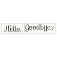 thumbnail image 1 of Hello Goodbye Quote Wall Decals Art for Entryway, 23 x 4.5-Inch, Storm, 1 of 3