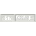 thumbnail image 1 of Hello Goodbye Quote Wall Decals Art for Entryway, 23 x 4.5-Inch, White, 1 of 3