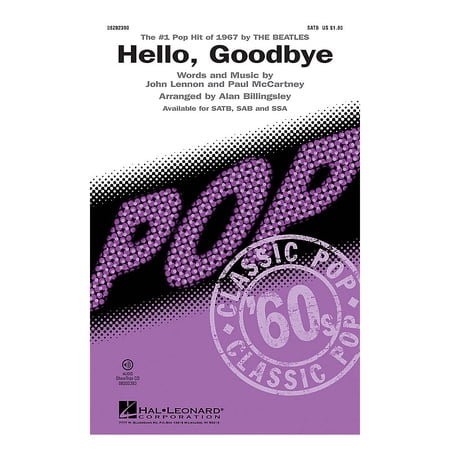 Hello, Goodbye ShowTrax CD Pop Choral Series