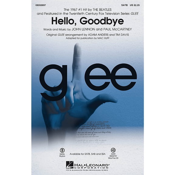 Hello, Goodbye ShowTrax CD Pop Choral Series