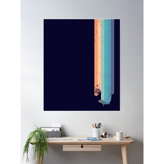 Hello Ground! Poster Wall Art, Modern Wall Decor For Living Room Bedroom, 8x12 UNFRAMED