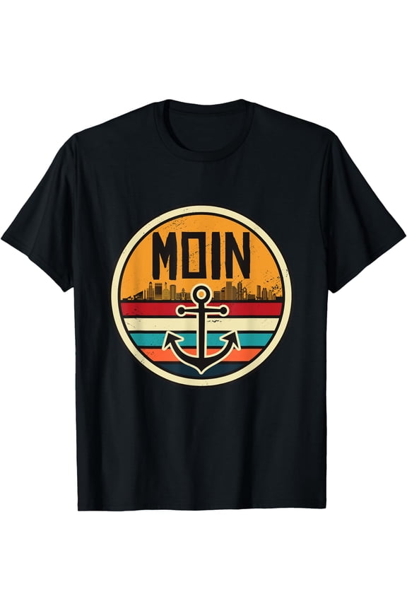 Hello Hamburg Moinsen Anker Northern Germany, Fan T-Shirt mens t hirt men,black,women,misfits,journey ,boys