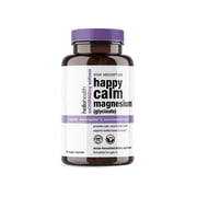 Hello Health Magnesium Glycinate 400mg   Pure Magnesium Bisglycinate- Natural Calm, Sleep Support, Stress Relief, Heart, Muscle Recovery & Joint Support - 90 Caps