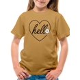 thumbnail image 1 of Hello Heart W Daisy T-Shirt Juniors -Image by Shutterstock,  x-Large, 1 of 4