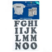 Hello Hobby 1.5 Black Cooper Iron-on Letters, 42 Pieces A-Z