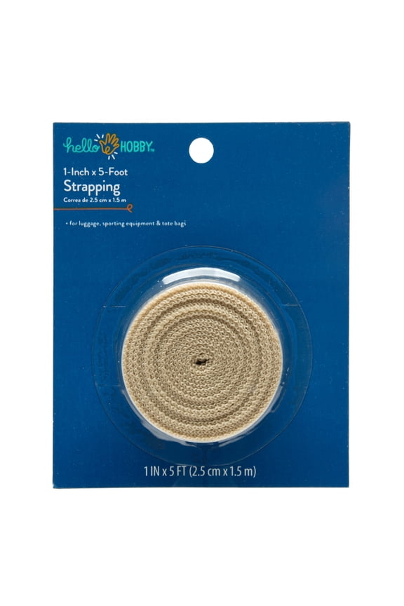 1" Belt/Strapping, Tan, 1 Count