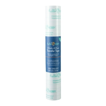 Hello Hobby 12" x 12' Clear Transfer Tape Roll