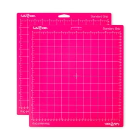 Hello Hobby 12" x 12" Standard Grip Adhesive Cutting Mat, for Craft, Pink, 2-Pack