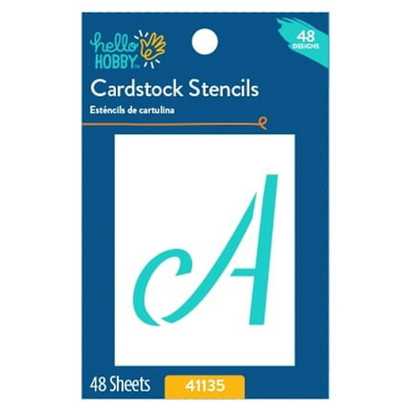 Hello Hobby 3" Letter and Number Stencil (48 Count)
