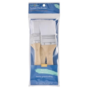 Hello Hobby 3 Piece White Chip Brush Set