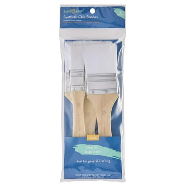 Hello Hobby 3 Pc Synthetic Chip Paint Brush Set