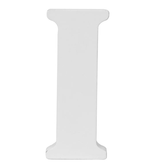 Hello Hobby 3" White Wood Letter I