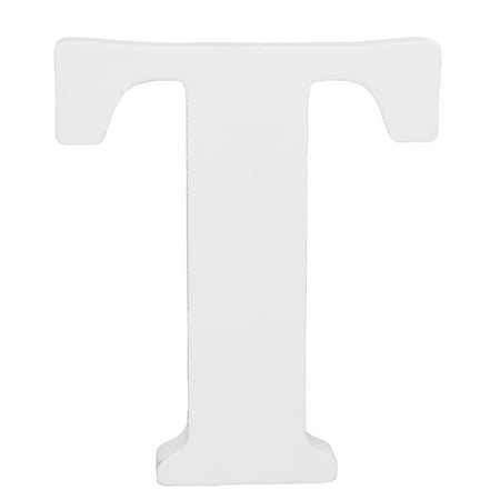 Hello Hobby 3" White Wood Letter T