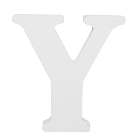 Hello Hobby 3" White Wood Letter "Y"
