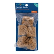 Hello Hobby 5 Pack Synthetic 1" Craft Brown Sponges
