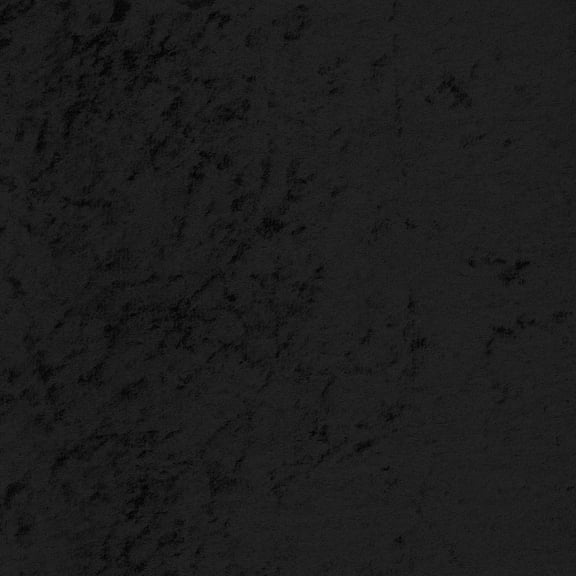 Hello Hobby 2 Yards 100% Polyester Crushed Panne, Black, 58" Wide for Sewing