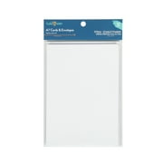 Hello Hobby A7 Blank All Occasion White Greeting Cards, with Envelopes 5 x 7 (12 Count)