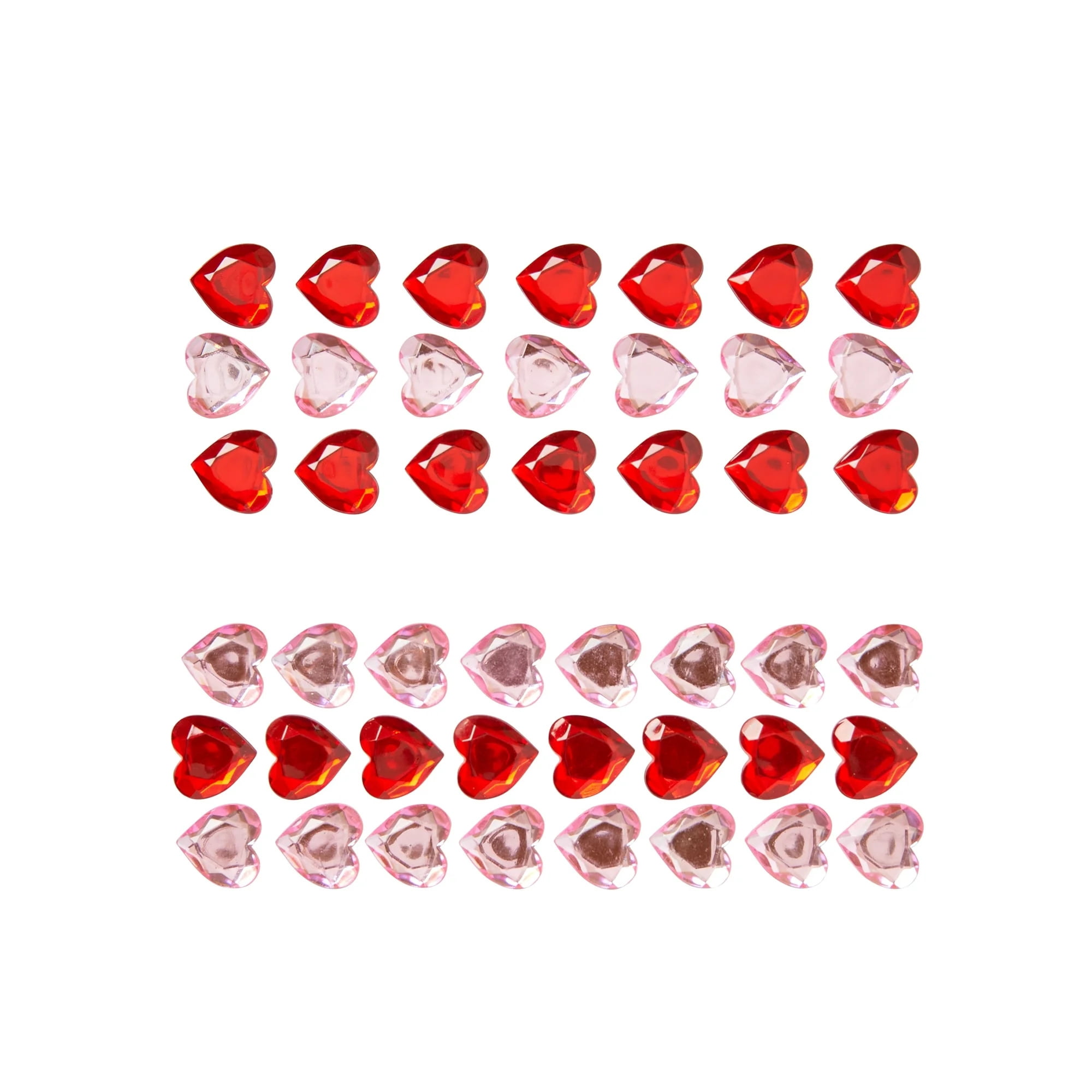 Hello Hobby Accessories Adhesive Heart Gems