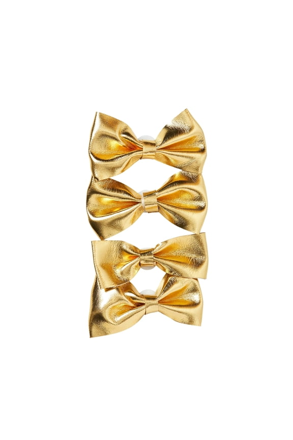Accessory Bows, Gold, 2 piece