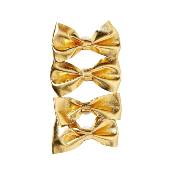 Hello Hobby Accessory Bows, Gold, 2 piece
