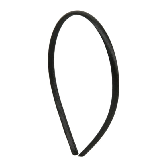 Hello Hobby Accessory Satin Headband, Black, 1 piece