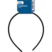 Hello Hobby Accessory Satin Headband, Black, 1 piece