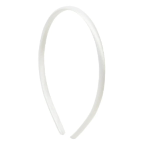 Hello Hobby Accessory Satin Headband, White, 1 piece