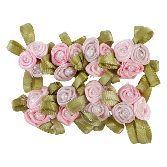 Hello Hobby Accessory Small Roses, Pink, 30 piece