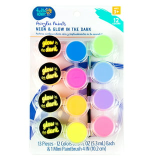 Hello Hobby Brand Washable Tempera Paint For Kids Arts and Crafts 3.3 oz.  Black