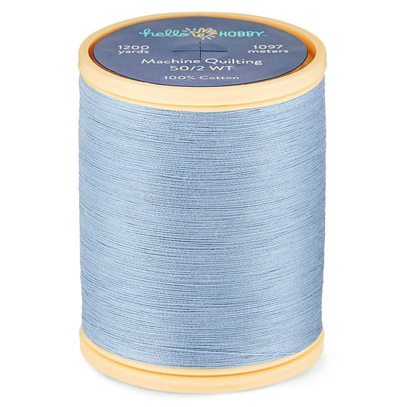 Hello Hobby Angel Falls 100% Pima Cotton Quilting Thread, 50/2 WT, 1200 Yards