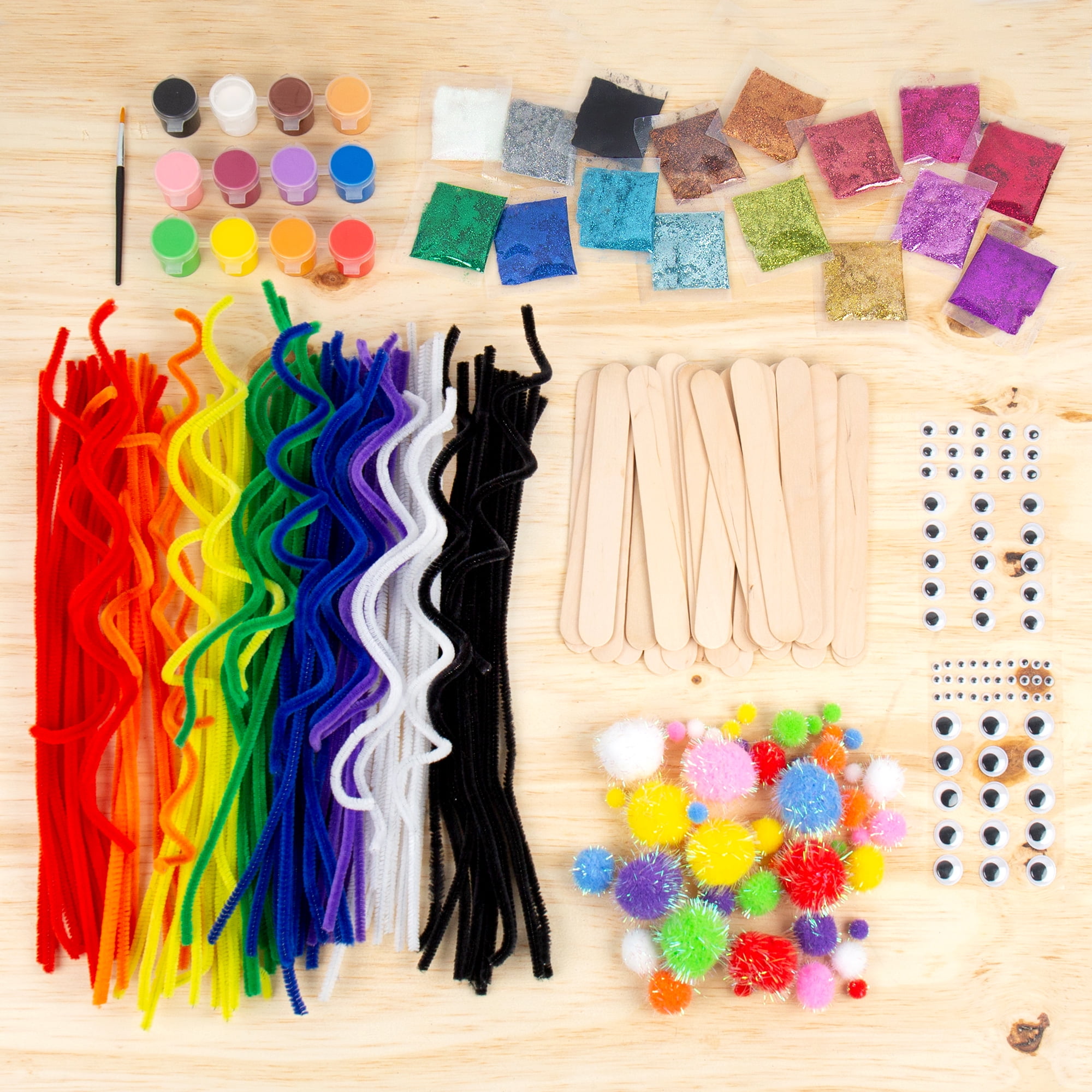  Healifty 200pcs Craft Pipe Cleaner Assorted Color