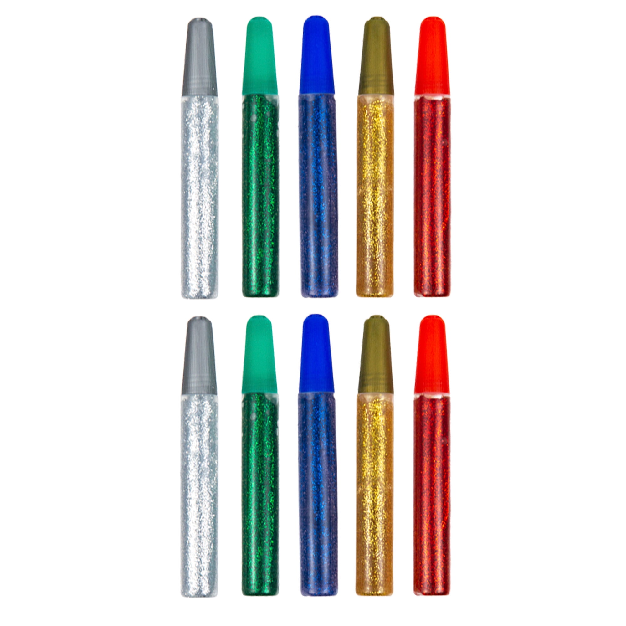 6 Piece 9ml Glitter Glue Pens (Pack of: 1) - CR-91023