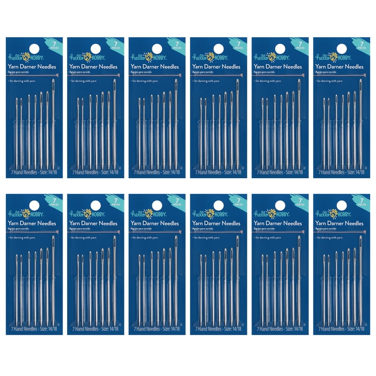 Hello Hobby Assorted Size Long Yarn Darning Steel Hand-Sewing