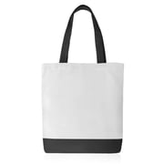 Hello Hobby Blank Canvas Sublimation Totes for Storage, Gifting, Shopping.  White, 1 Count