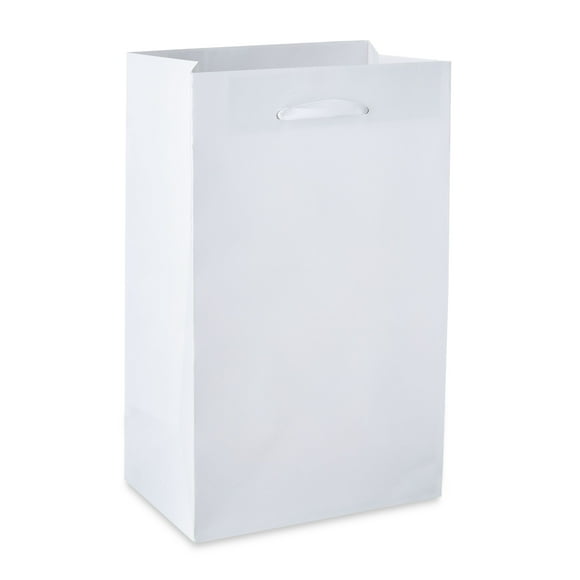 Hello Hobby Small White Paper Bags, 5.25" x 8.38", 10 Count